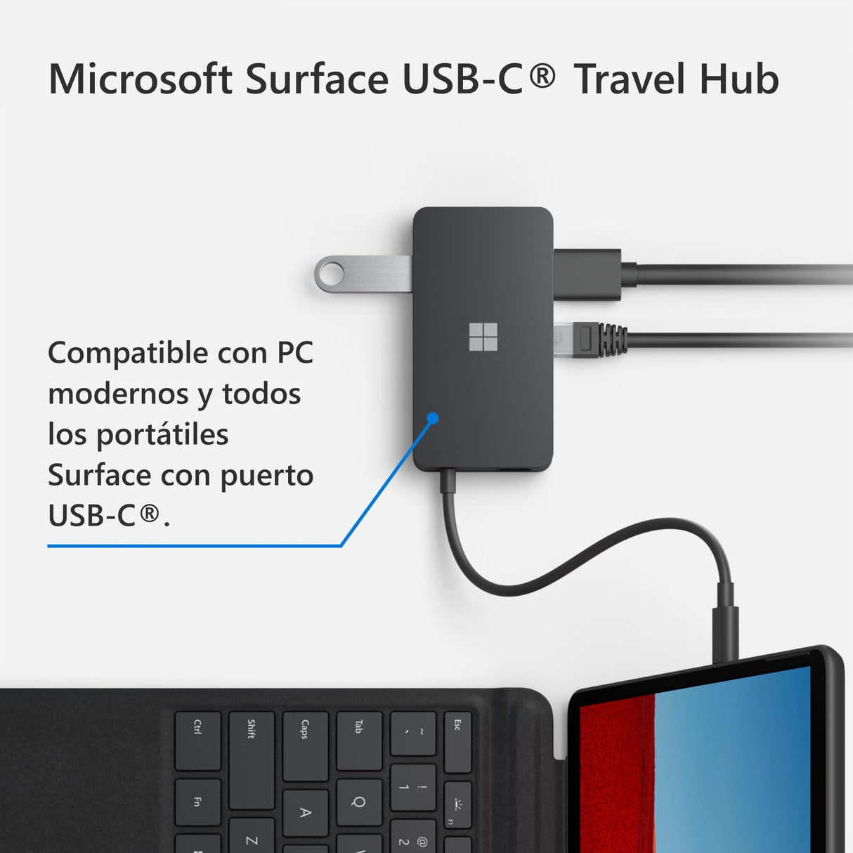 MS Srfc USB-C Travel Hub