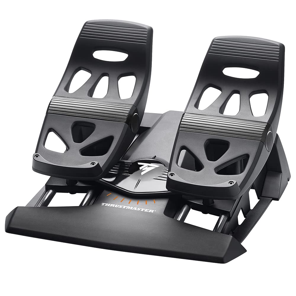 Thrustmaster TFRP - T. Flight Rudder Pedals - Compatible en PC con todos los joysticks del mercado