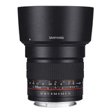 Samyang F1111210101 - Objetivo fotográfico DSLR para Fuji X (Distancia Focal Fija 85mm, Apertura f/1.4-22 AS IF UMC, diámetro Filtro: 72mm), Negro