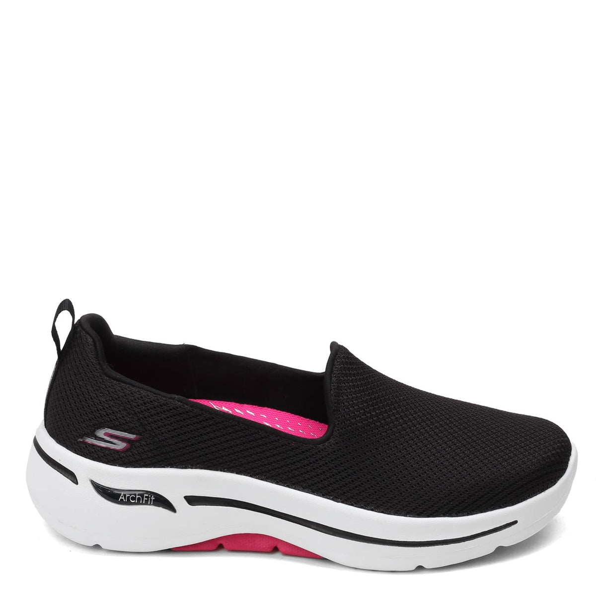 Skechers Performance Go Walk Arch Fit Black/Hot Pink 8 B (M)