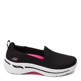 Skechers Performance Go Walk Arch Fit Black/Hot Pink 8 B (M)