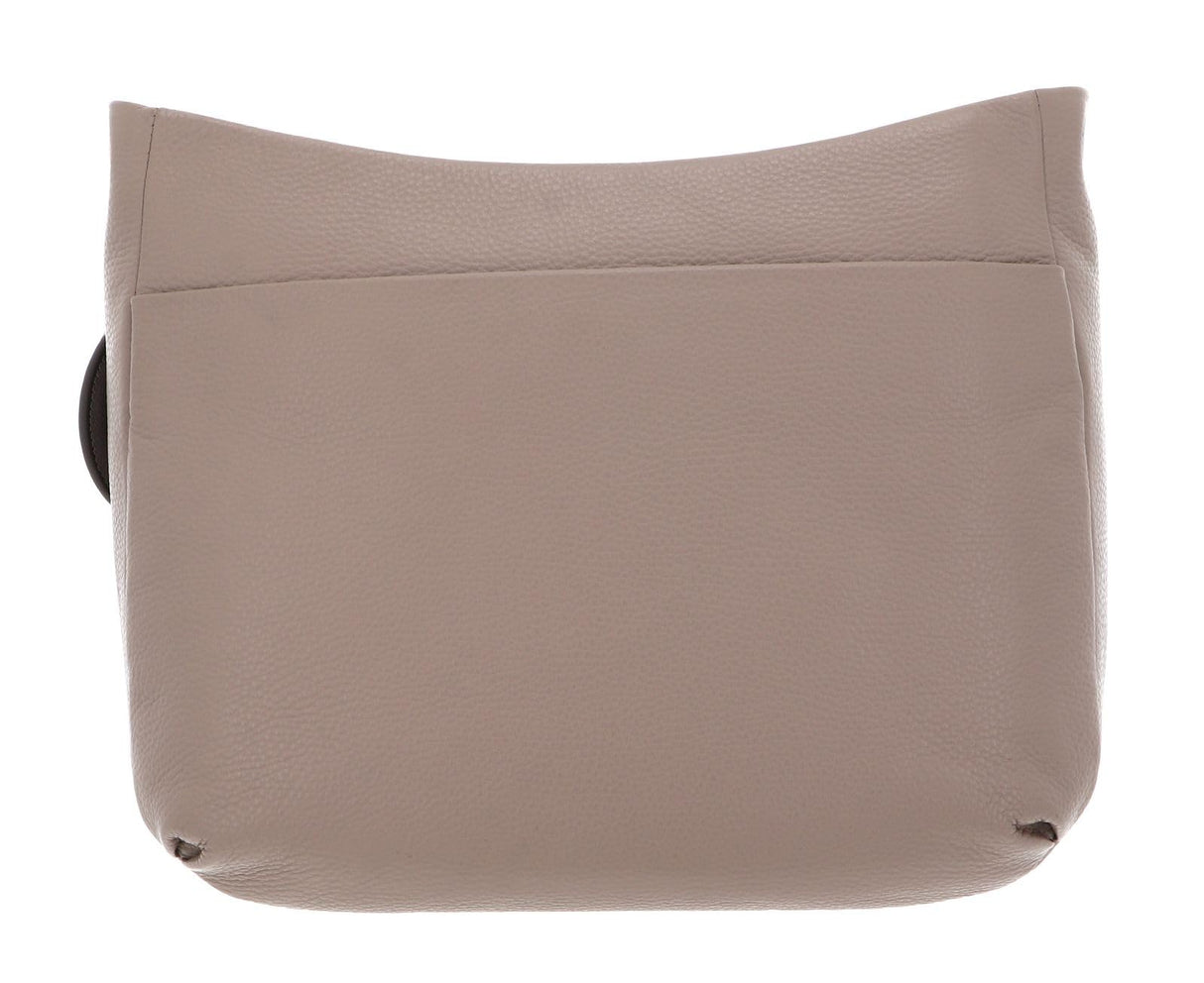 Mandarina Duck Mellow Leather, Mochila para Mujer, Taupe Cálido 34, Talla única