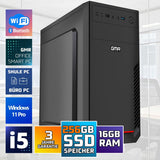 Intel i7 - Computadora Multimedia Business Office con 3 años de garantía | 32 GB RAM | 1000 GB SSD | USB 3.0 | Windows 11 Prof. 64-bit | WiFi 600 y Bluetooth 5