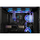 Corsair Hydro X Series iCUE XH305i RGB PRO Kit de Refrigeración Personalizada (Circuito Refrigeración para CPU, Bloque de Refrigeración Líquida CPU, Pack Bomba/Depósito D5, 3 Ventiladores RGB) Blanco
