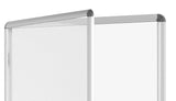 Bi-Office Enclore - Vitrina de interior Magnética para 4 Hojas A4, con Puerta de Aluminio y Cerradura, 500 x 674 mm
