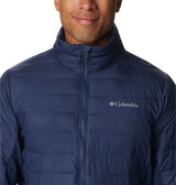 Columbia Powder Lite Hybrid Jacket Chaqueta, Hombre, Azul Marino, M