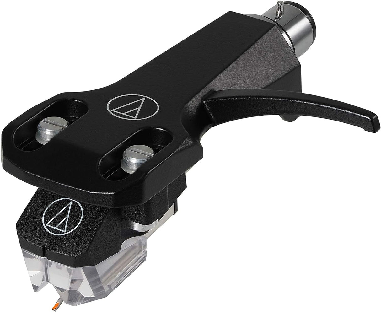 Audio-Technica AT-XP7/H Cápsula para DJ audiófilo con aguja elíptica montada en un cabezal AT-HS6 Negro