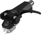 Audio-Technica AT-XP7/H Cápsula para DJ audiófilo con aguja elíptica montada en un cabezal AT-HS6 Negro