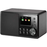 Karcher Dab 3000 - Radio Dab+ (Radio Digital, Dab Plus/FM RDS, Entrada Auxiliar, Despertador con Alarma Dual, Radio de Cocina pequeña, Negro)