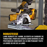 DEWALT DCS373N-XJ - Sierra Circular XR 18V Multicorte Ø140mm y 43 mm prof. sin cargador/batería