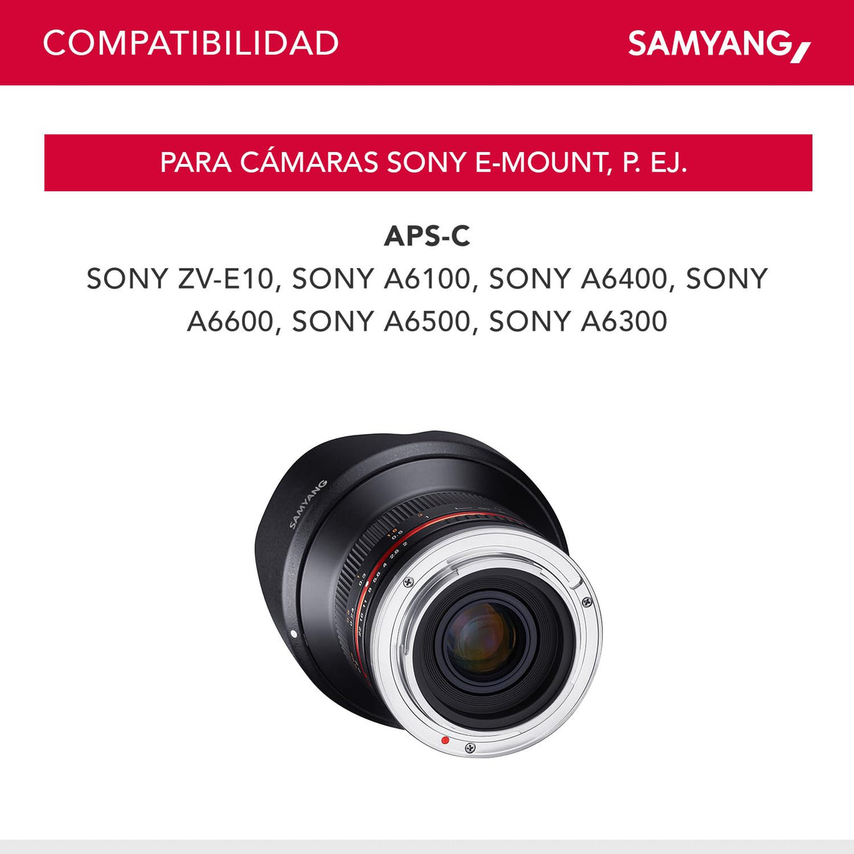 SAMYANG 12MM F/2.0 NCS CS Sony E