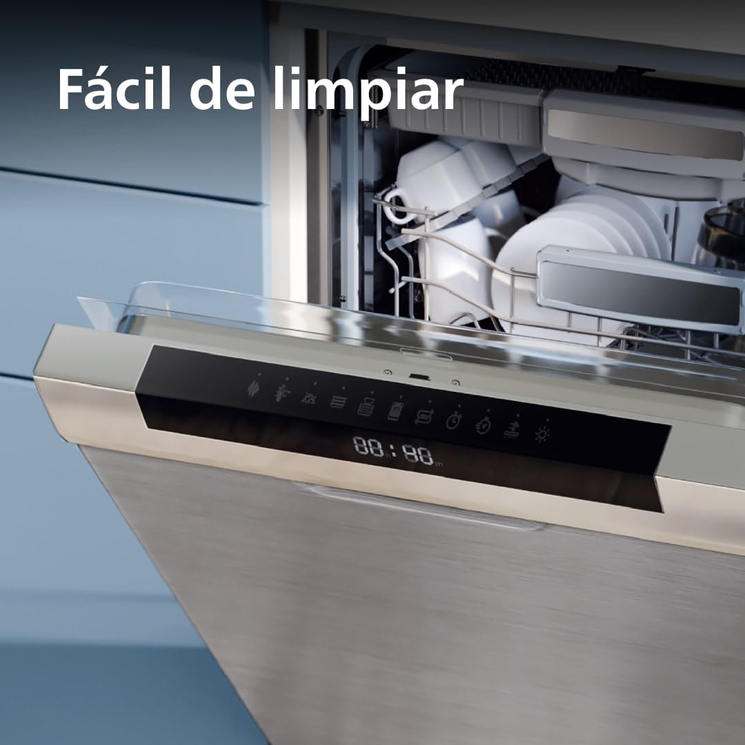 Philips Máquina Para Hacer Pasta 7000 Series - Tecnología ProExtrude, Pesaje Automático, Completamente Automático, 8 Discos Para Dar Forma, Negro (HR2665/93)