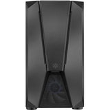 Silverstone Fara V1M Pro - Elegante y Distintivo Caja para Videojuegos Micro ATX de Cristal Templado, SST-FAV1MB-PRO