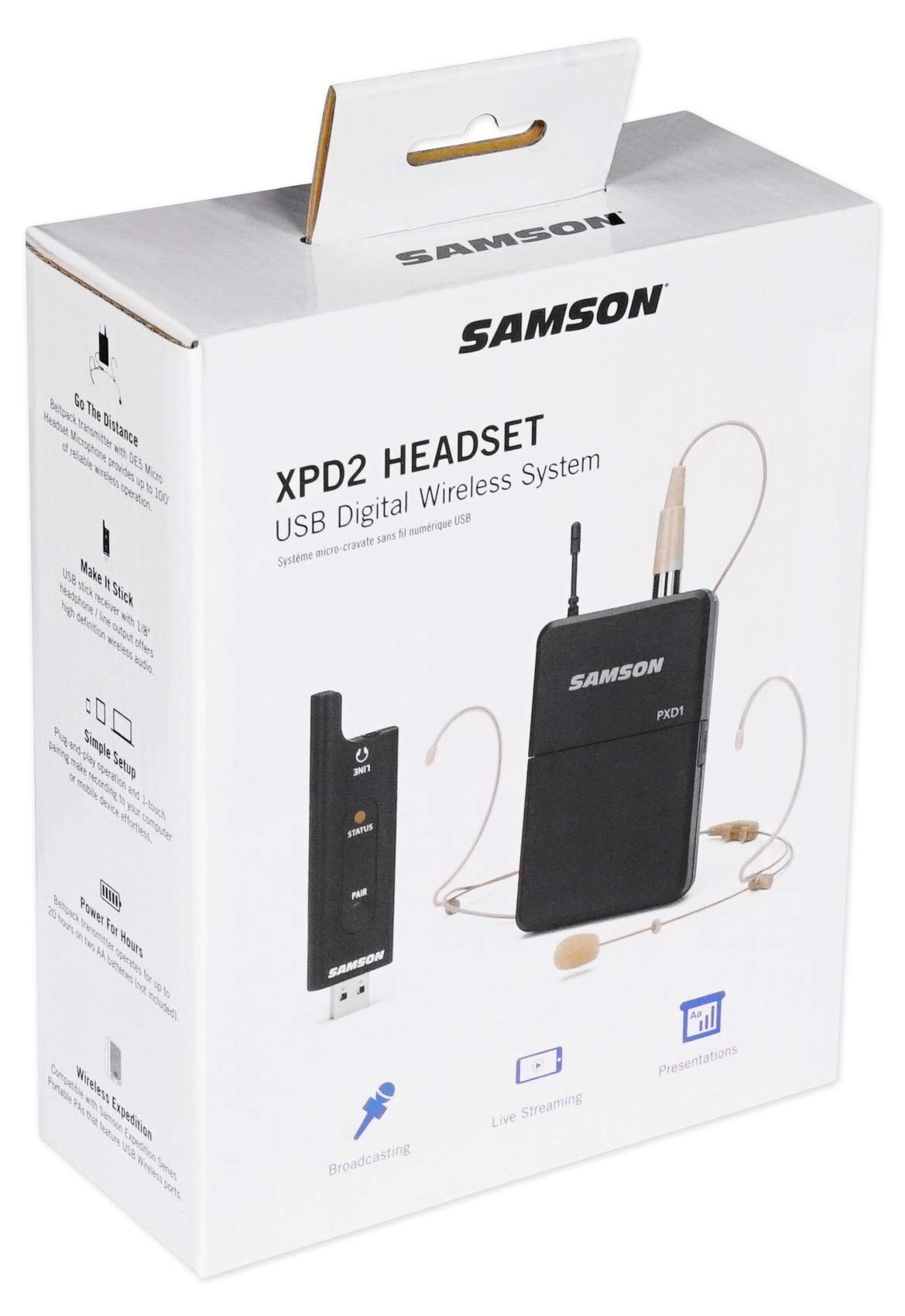 SAMSON Sistema Wireless Stage XPD2 Headset