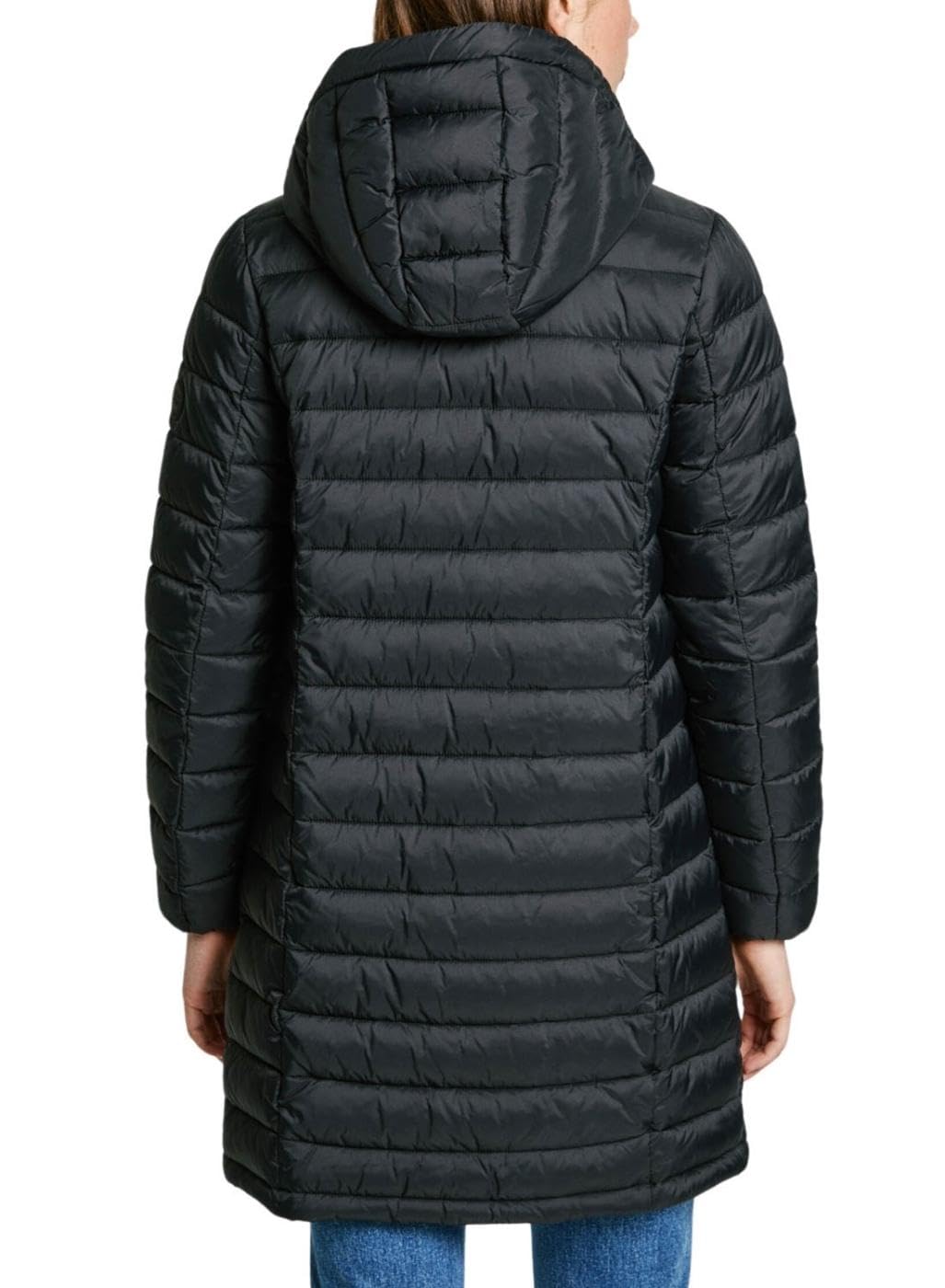 Pepe Jeans Ammy Long Chaqueta, Negro (Negro), XS para Mujer