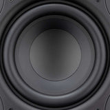 Fluid Audio Subwoofer de Estudio Activo F8S (Amplificador de Clase D de 200 W, Respuesta en frecuencia de 30-200 Hz, Compacto y Potente, con Pedal de Control de Graves),Negro