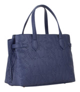 Valentino Pansy Shopping Bag Blu