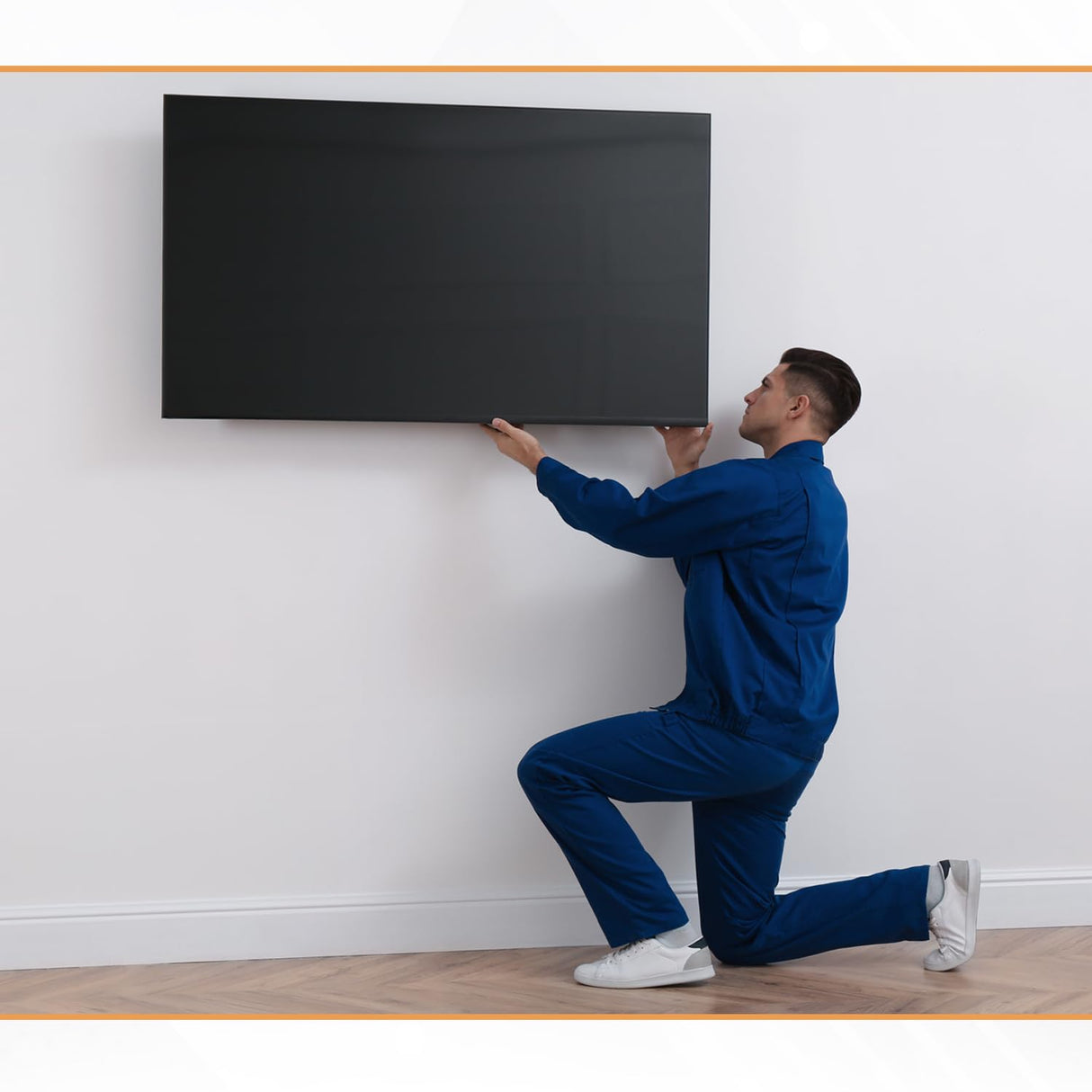 QN98Q80CAFXZA QN98Q80CAFXZA - Soporte de Pared para televisor Samsung de 98 Pulgadas Class Q80C QLED 4K Smart TV, Perfil bajo de 1.7 Pulgadas Desde la Pared, ángulo de inclinación de 12°, fácil