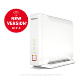 Fritz!Box 4060 International - Router Wi-Fi 6, Tribanda con hasta 6 Gbps, Mesh, 4 x LAN Gigabit, 1 x USB 3.0, Interfaz en Español