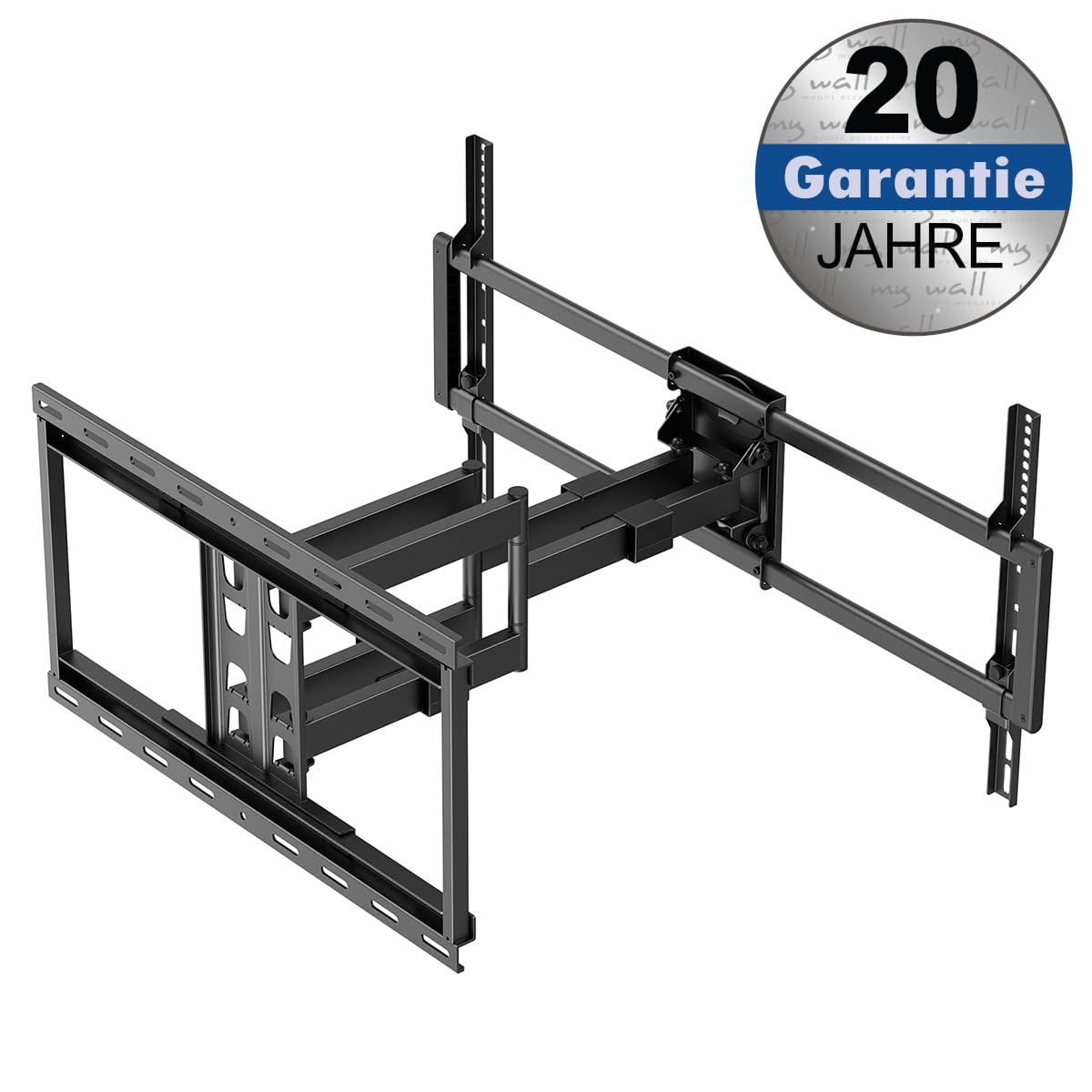 my wall Soporte de Pared Giratorio para TV de hasta 100 Pulgadas – HP43L – Soporte de TV orientable para 43 – 100 Pulgadas (109-254 cm), soporta hasta 80 kg, inclinable y Giratorio, Distancia a la