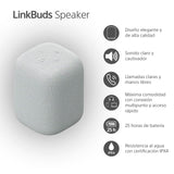 Sony LinkBuds Speaker – Altavoz portátil inalámbrico Bluetooth, IPX4, Resistente al Agua, 25 Horas de batería, Calidad de Llamada nítida, Exteriores, Viajes - Gris Claro