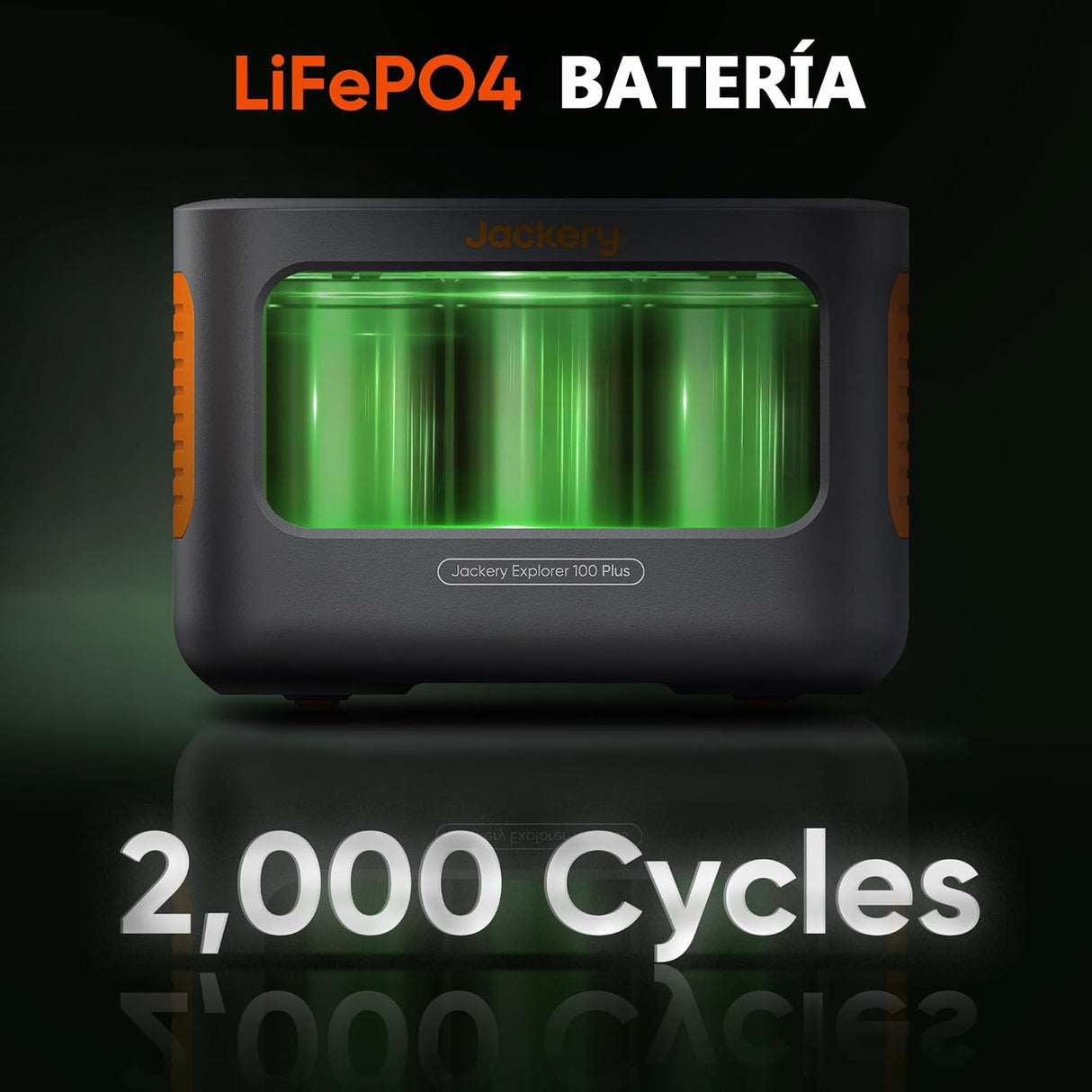 Mini Estación de Energía Portátil Jackery Explorer 100 Plus, 99Wh/31000mAh Batería LiFeP04 Duradera, 3 Puertos USB-A/C 128W Salida Max, Tamaño de Palma de mano para Viajes de Negocios, Excursiones