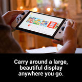 Nintendo Switch Console - OLED Model - Neon Blue/Neon Red (UK) (Switch)