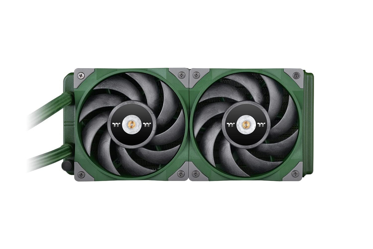 Thermaltake TOUGHLIQUID 240 ARGB Sync All-In-One Liquid Racing Green Watercooling | 5V addressable | silent 120mm PWM fan | for Intel and AMD sockets | LGA-1700 | green