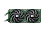 Thermaltake TOUGHLIQUID 240 ARGB Sync All-In-One Liquid Racing Green Watercooling | 5V addressable | silent 120mm PWM fan | for Intel and AMD sockets | LGA-1700 | green
