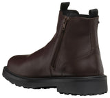 Geox U Lagorai + Grip B A, Bota de Tobillo Hombre, café, 45 EU