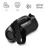 Hama Altavoz Bluetooth, Exterior, 60 W (Resistente al Agua IPX6, 12 Horas de duración de la batería, Pro Sound, Powerpack, Bluetooth USB, Caja de música Bluetooth, Caja de Fiesta Bluetooth, Altavoz