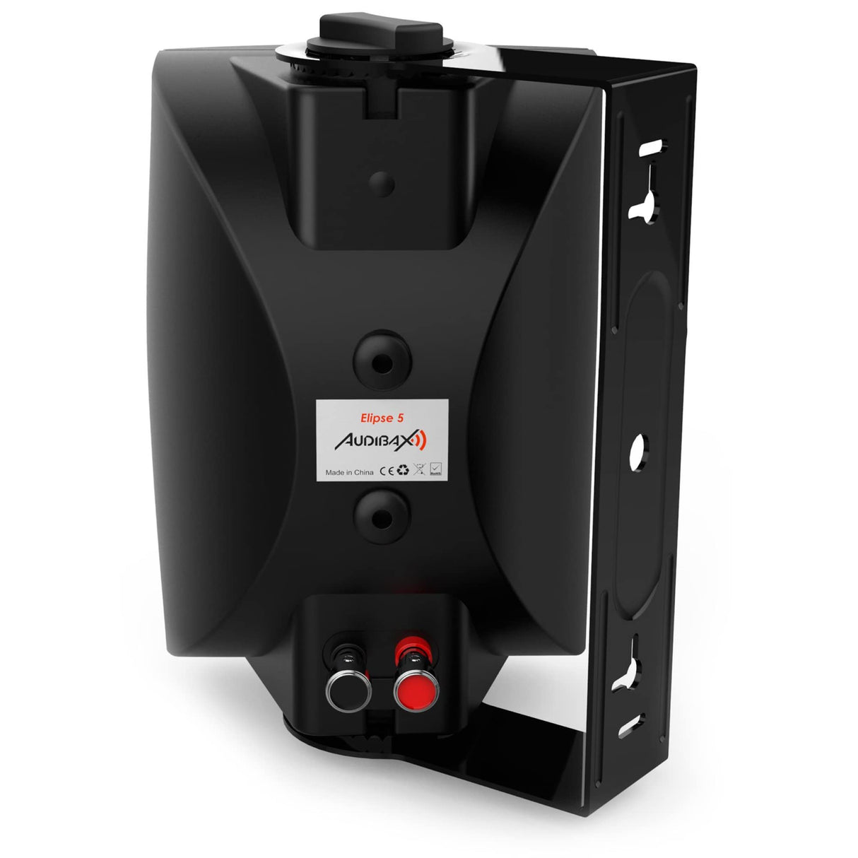 Audibax Elipse 5 Altavoces Sonorización HiFi 5" 2 Vías con Soporte Pared. Negros Pareja