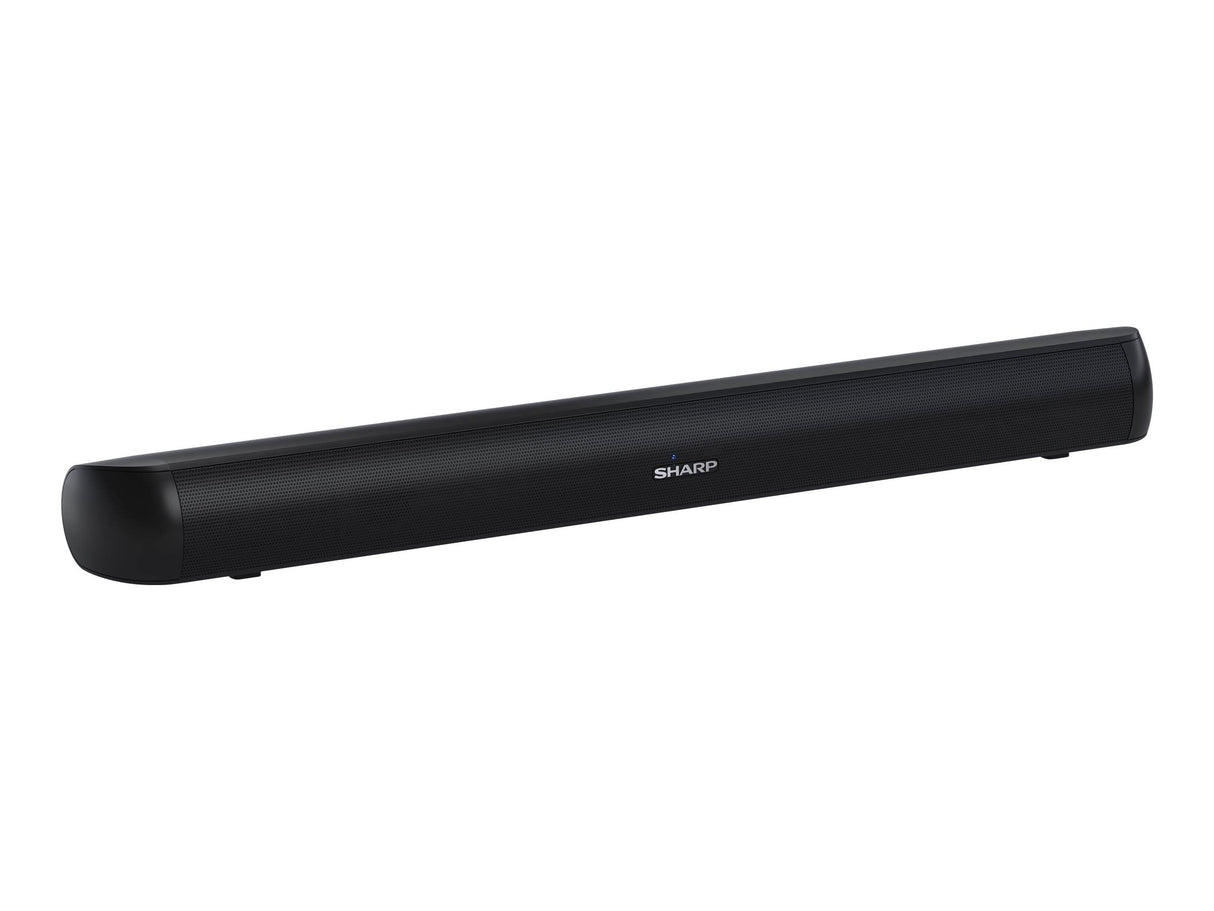 Sharp HT-SB107 2.0 Barra de Sonido, Cine en Casa, Bluetooth, HDMI ARC/CEC, USB Playback, Potencia Máxima Total de Salida 90 W, 65 cm, Color Negro