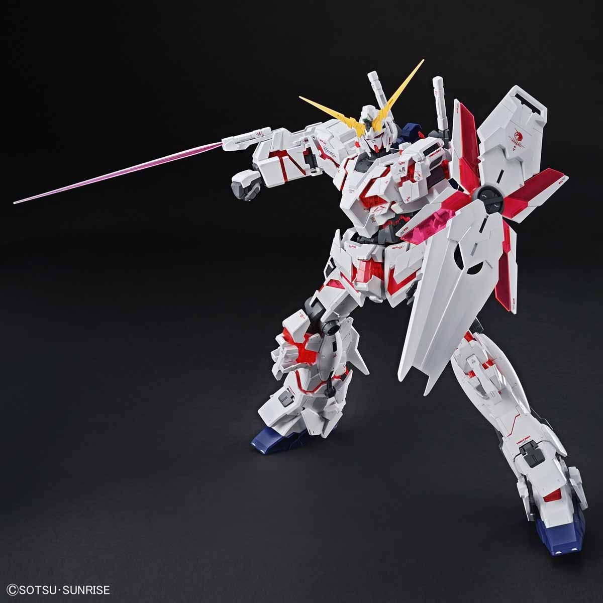 BANDAI SPIRITS- Mega Größe 1/48 Einhorn [Destroy-Modus] Gundam UC Banagher Links Accesorios, Color incoloro, 43,2 cm (BAS5057986)