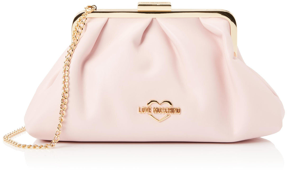 Love Moschino jc4341pp0i, Bolso de Hombro Mujer, Gris, Talla única