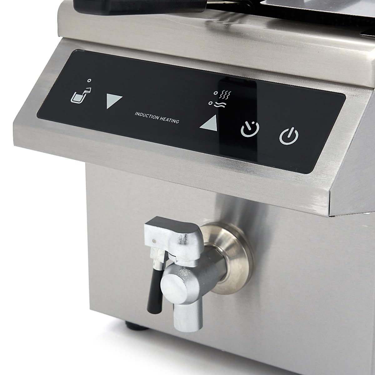 Maxima Freidora - 8L - 1 Cesta - Inducción - con Grifo de Vaciado