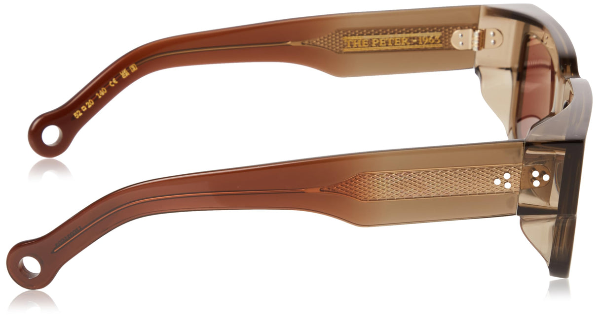 HALLY & SON HS921S 52 20 140 BR Gafas, Green, 52/20/140 Unisex Adultos