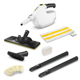 Kärcher Limpiadora de vapor SC 1 Multi & Up, tiempo de calentamiento: 30 s, rendimiento: 30 m², depósito: 0,2 l, 1,6 kg, boquilla suelos EasyFix Large, paño microfibra, cartucho de descalcificación
