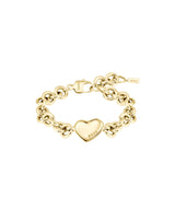 BOSS Jewelry Pulsera de Cadena para Mujer Colección HONEY LOVE en Oro Amarillo con un Charm de Corazón - 1580639