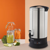 H.Koenig multifunción LEGI25, esterilizador de tarros y preparación de Recetas Calientes, 25 l, 30 – 110 °C, Temporizador hasta 120 min, Acero Inoxidable, 2500 W, 25 litros
