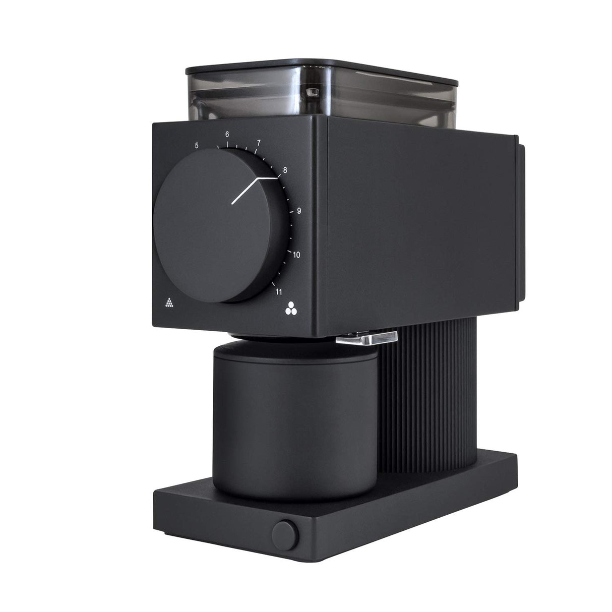 Molinillo de café Fellow Ode - Molinillo de granos de café con 31 ajustes para goteo, prensa francesa y preparación en frío - Molinillo eléctrico de tamaño pequeño - Negro mate