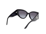 Guess Gu00202 Gafas, 01b Shiny Black, 54/19/135 para Mujer