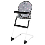 Bayer Design 17007AB Cochecito de muñeca XEO, Convertible, Regulable en Altura, Trona para muñeco bebé, Bolsa, Saco de Dormir, Gimnasio Actividades, Accesorios