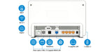 AVM FRITZ!Box 5690 Pro International - Router, WiFi 7, TriBanda con hasta 18,5 Gbps, Mesh, WAN 2,5Gb, 4 x LAN Gigabit, 1 x USB 3.1, Base DECT, Servidor Multimedia, Interfaz en Español