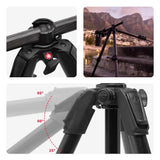 Manfrotto 055XPRO AS, Trípode para Cámara, Fibra de Carbono 4 Secciones, Kit con Rótula XPRO, Columna 90 Grados, Carga 15kg, Arca-Swiss, para DSLR/Sin Espejo, Trípode Fotográfico Profesional