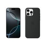 Apple iPhone 16 Pro MAX (512 GB) - Titanio Blanco + Funda de Silicona con MagSafe - Negro