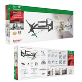 Barkan Soporte de Pared para TV de 104 cm de Largo, Brazo Doble de 13 a 90 Pulgadas, Giratorio/Movimiento Completo, Soporte para TV, soporta hasta 60 kg, Extra Estable, para LED OLED LCD, máx. VESA