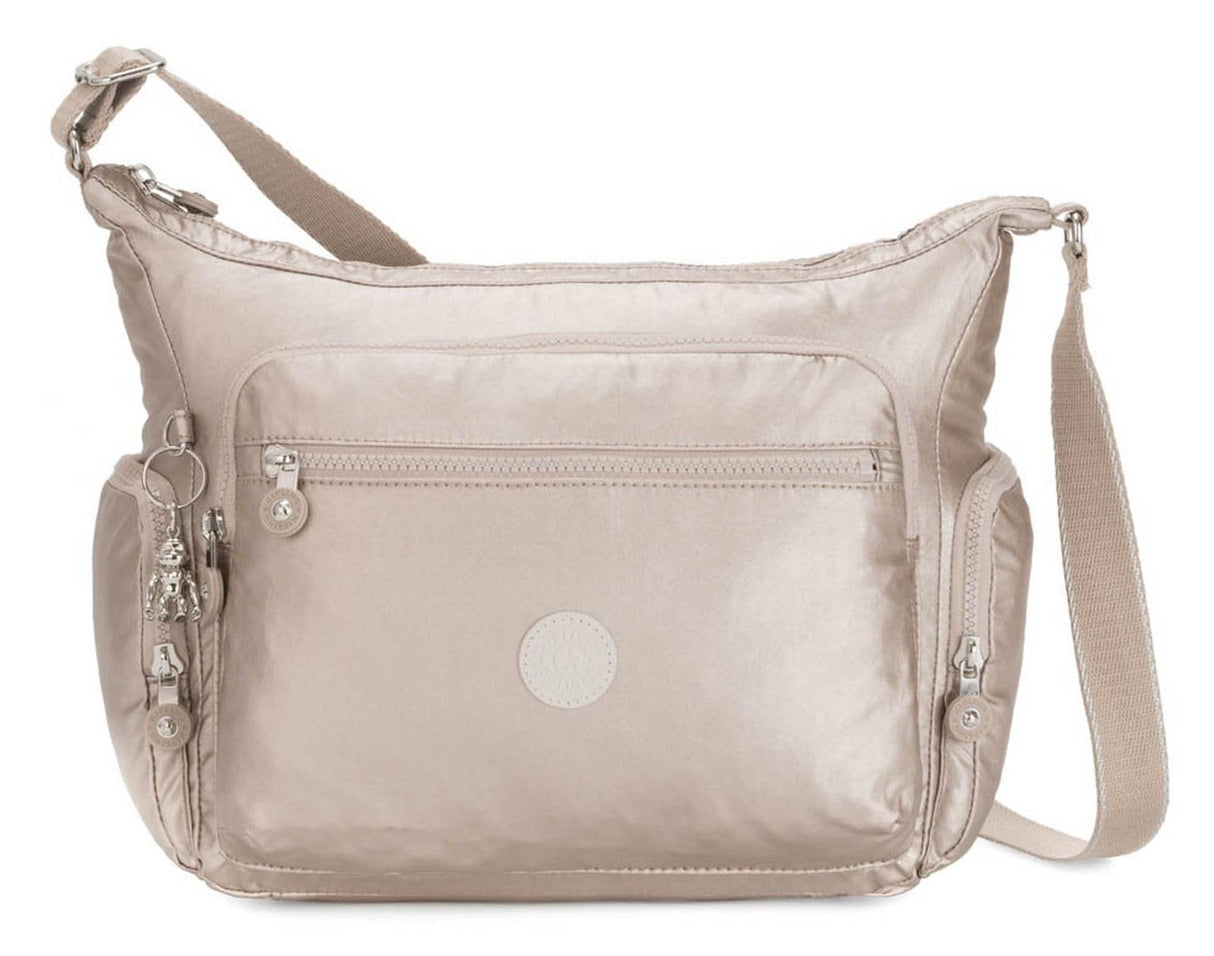 Kipling Gabbie, Bolso Bandolera para Mujer, Talla única, Metallic Glow