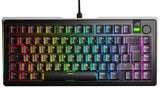 Glorious Gaming GMMK 3 Pro: Teclado mecánico Personalizable, TKL 75%, Carcasa de Aluminio y Juntas modulares, switches con Hot Swap MX, Espuma fonoabsorbente, QWERTZ alemán - Negro
