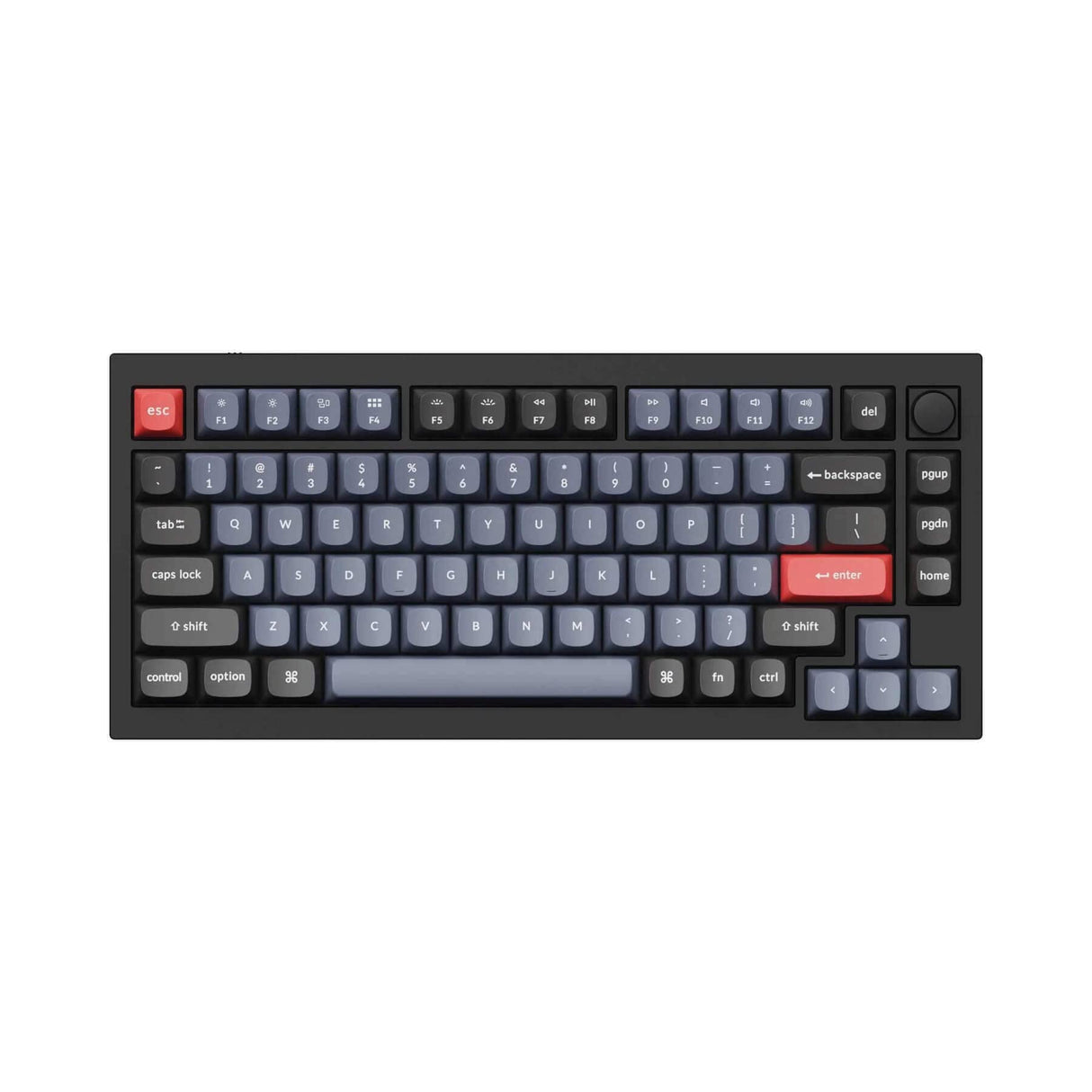 Key Q1 Knob 75% ALU RGB Gat Brown BK H Q1-M3-DE